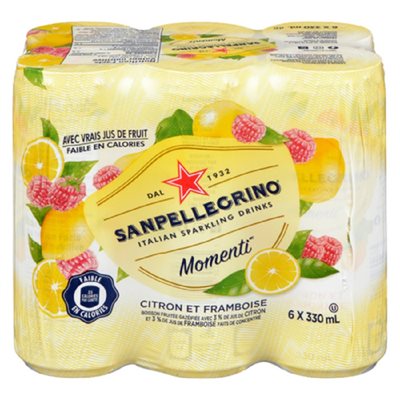 SanPellg Flav Water Lmn & Ras 6x330ML