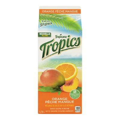 TROPICAN JUS TROP ORAN PECHE MANGUE 1.75LT