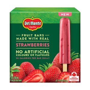 DelMonte Bars Strawberry 10x50ML