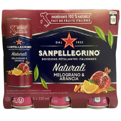 SANPELLG EAU MIN MELOGRANO 6x330ML