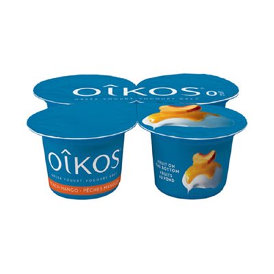 Danone Oikos 0% Peach Mango 4x100GR