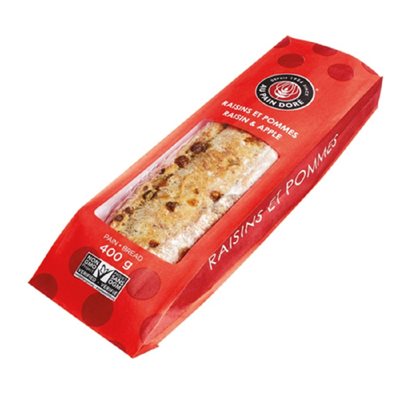 APD PAIN RAISIN ET POMME 400GR