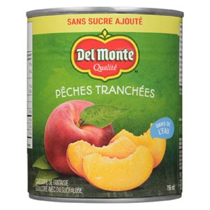 DELMONTE PECHES TRANCHEES EAU 796ML