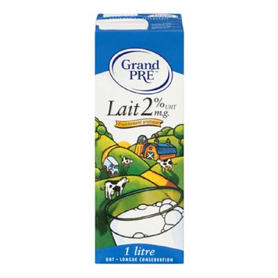 GrandPre Milk 2% UHT 1LT