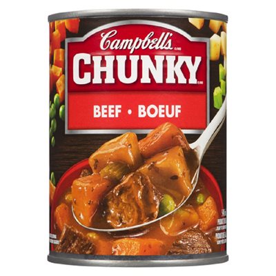 CAMPBELL CHUNKY SPE BOEUF DISC 540ML CAMPBELL CHUNKY SPE BOEUF DISC 540ML