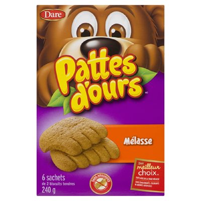 Dare Bear Paws Molasses 240GR