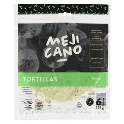 MEJICANO TORTILLA PESTO 7PO (6) 225GR